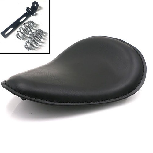 Black slim solo bobber seat - slim,