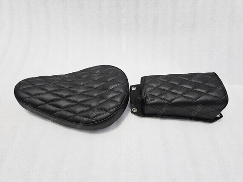 Black leather solo - seat, &