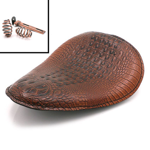 Brown alligator solo bobber - brown,