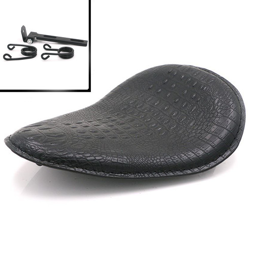 Black alligator solo bobber - black,