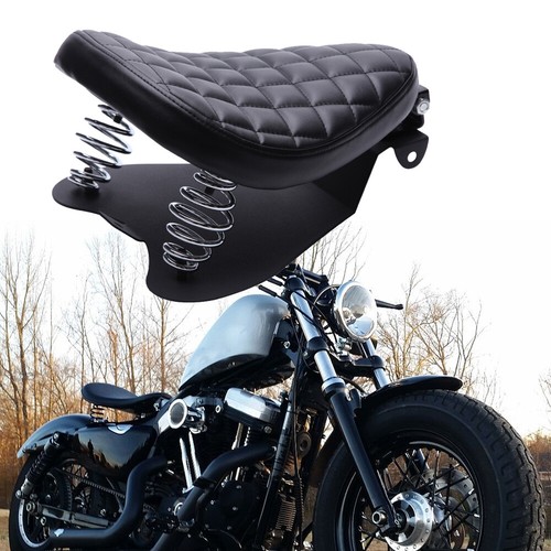 Motorcycle solo seat - seat, spring