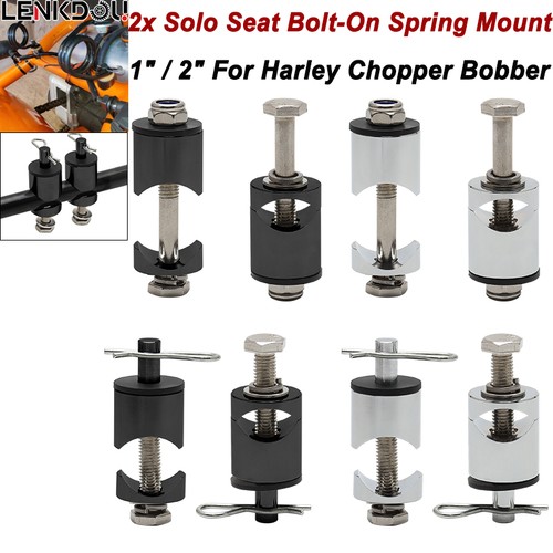 Pair bolt spring mounts - on,