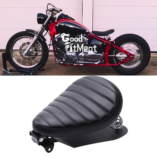 Black motorcycle solo seat - black,