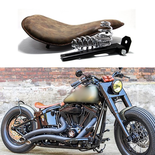 Brown bobber solo seat driver - brown,