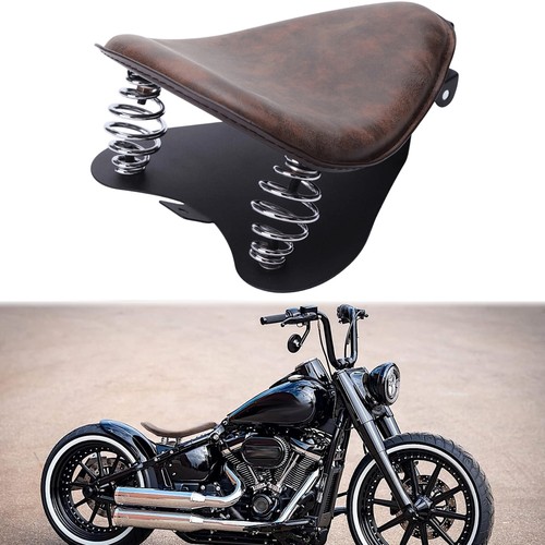 Brown motorcycle bobber spring - motorcycle,