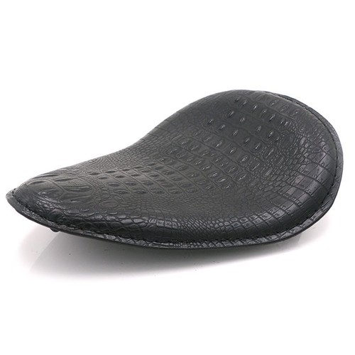 Black alligator pattern - black,