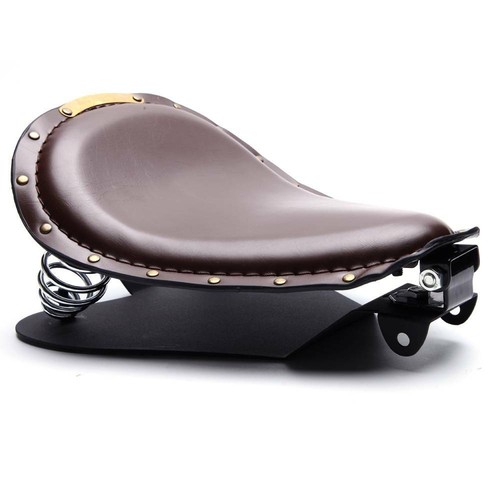 Brown soft leather motorcycles - brown,