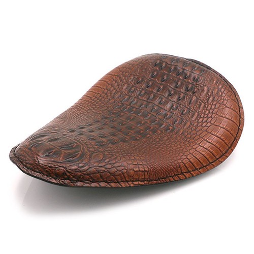 Brown alligator pattern - brown, solo